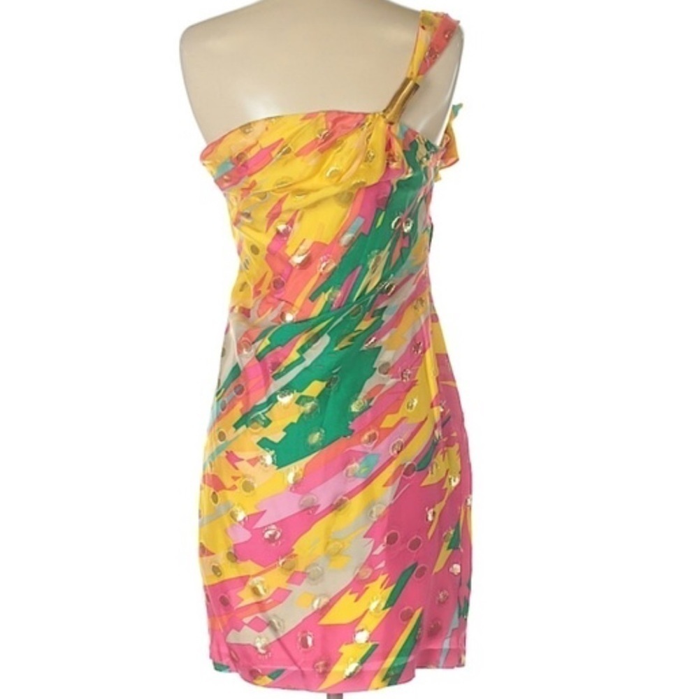 Yoana Baraschi One Shoulder Dress